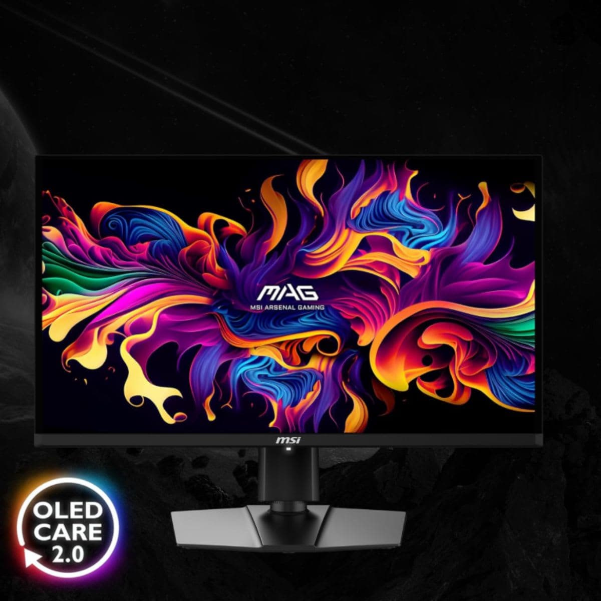 MSI MAG 321UPX QD-OLED, 32" 4K UHD Quantum Dot OLED Gaming Monitor, 3840 x 2160, 0.03ms, 240Hz, True Black HDR 400, 15W USB Type C, HDMI, DP Port thumbnail 6