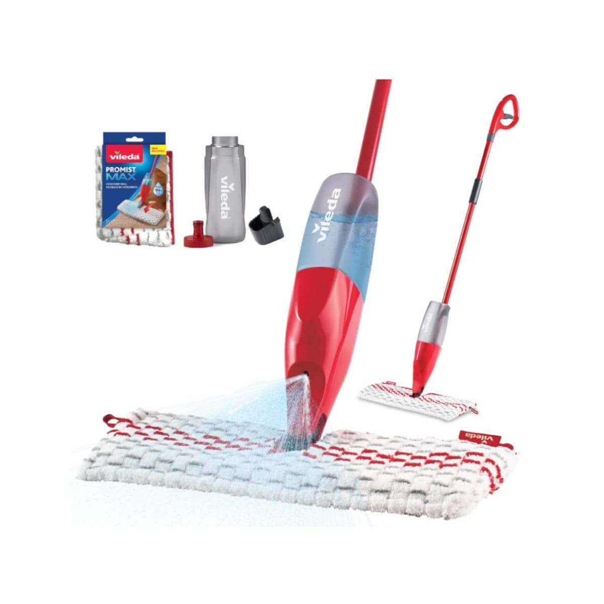Microfibre Spray Mop - Vileda Dual-Sided Reusable