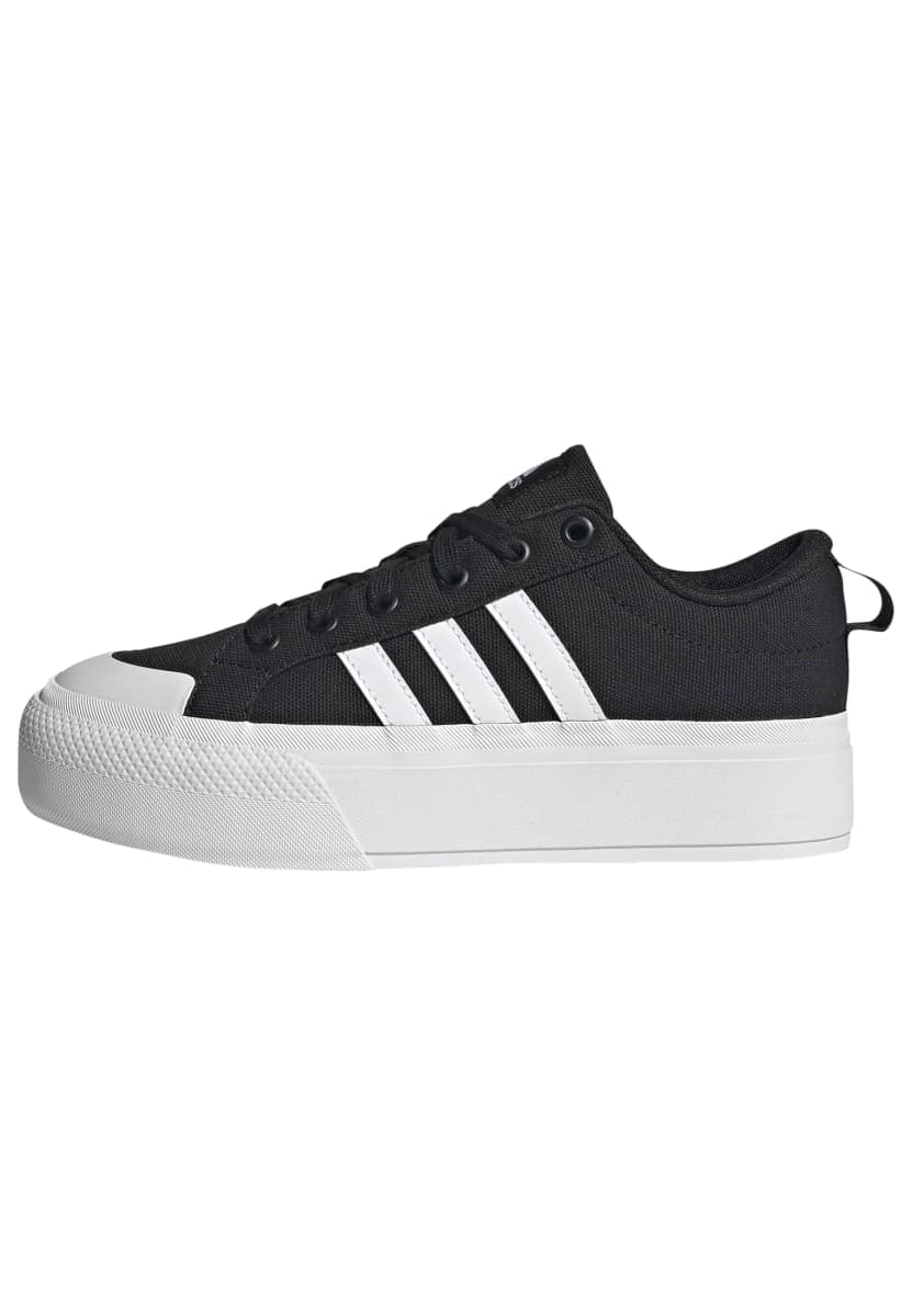 adidas Women's Bravada 2.0 Platform, Black/White/Black, 8 - For Parts On...