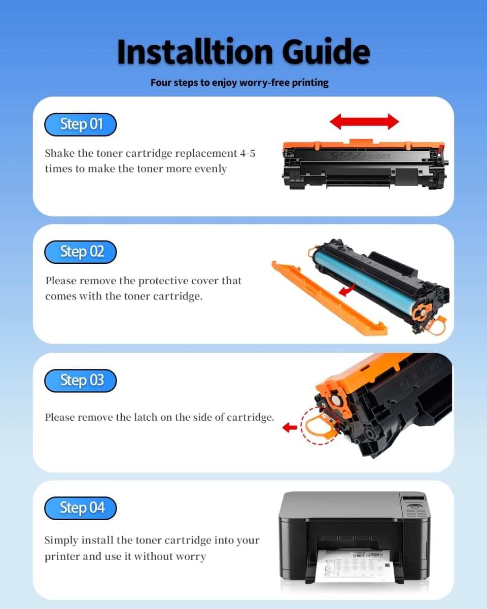 ALTONER 141A Toner Cartridge 2-Pack HP141A W1410A Black (with Latest Chip) – High-Capacity Replacement Compatible for HP Laserjet M110w / M139w / M140w Series | 2,000-Page Yield | 141 Monochrome Ink thumbnail 5