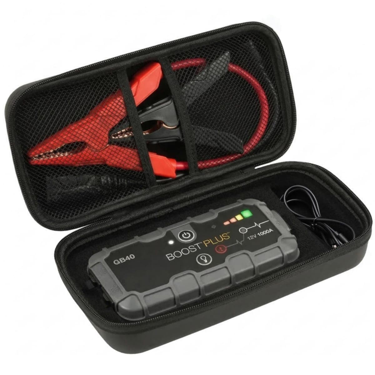 Gleegi EVA Storage Case Compatible with NOCO Boost Plus GB40/Boost Sport GB20 UltraSafe Car Battery Jump Starter, Portable Protection Carrying Case for Car Battery Booster thumbnail 2