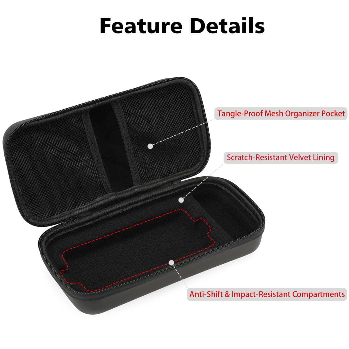 Gleegi EVA Storage Case Compatible with NOCO Boost Plus GB40/Boost Sport GB20 UltraSafe Car Battery Jump Starter, Portable Protection Carrying Case for Car Battery Booster thumbnail 4