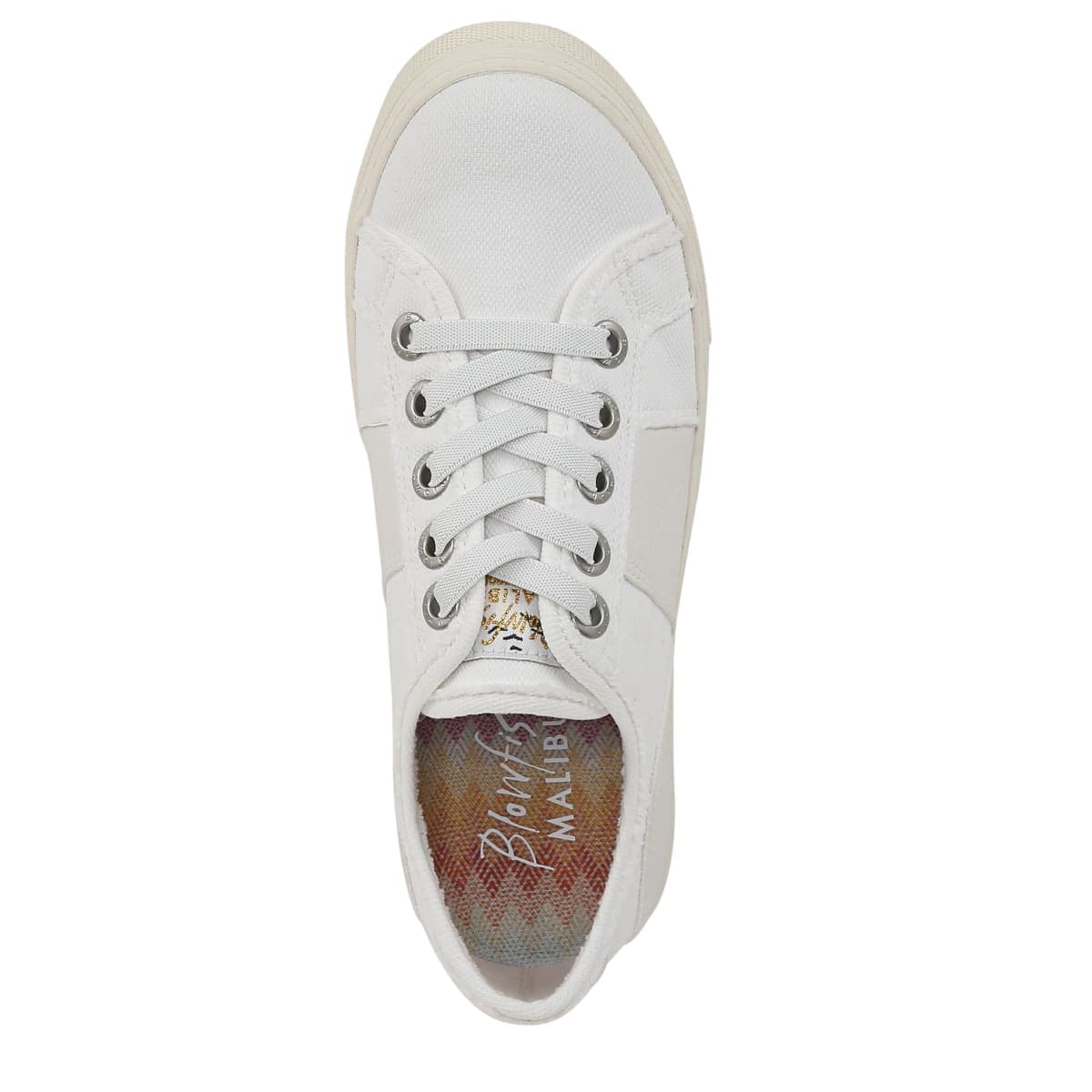 Blowfish Malibu Women's Modern Sneaker, White Canvas, 6 thumbnail 5