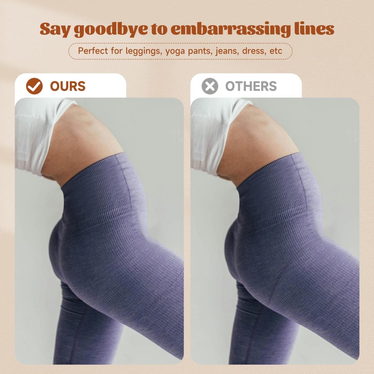 BAMBOO COOL Women's Thongs Seamless Moisture-Wicking Breathable Underwear Stretchy Panties Tagless 6 Pack, High Waist C (6-pack), Large thumbnail 5