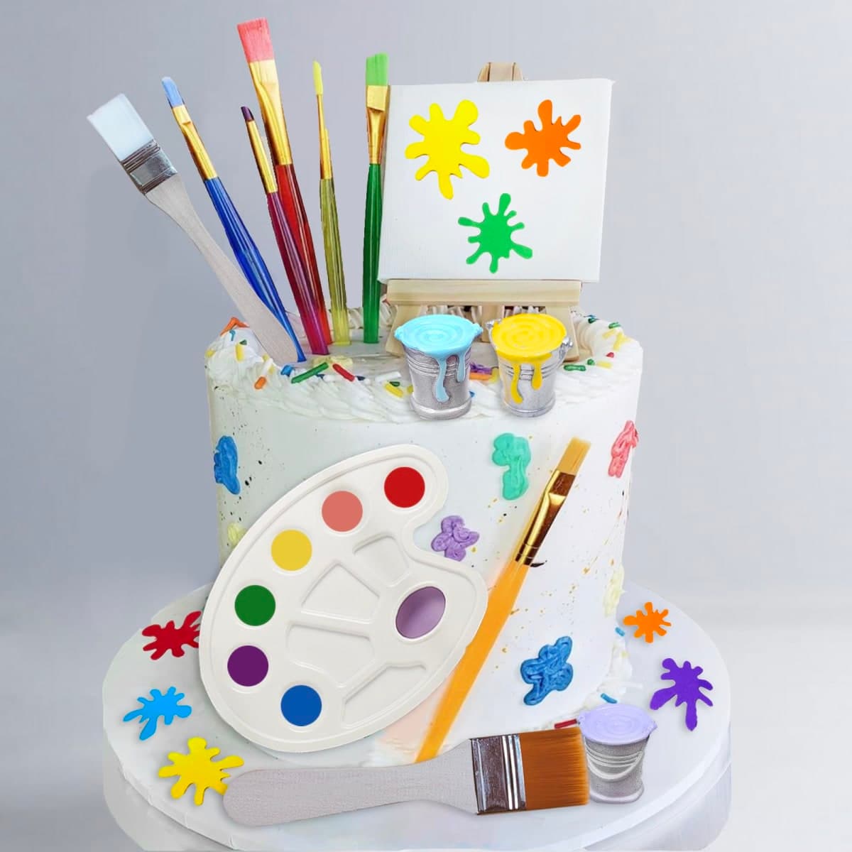 Painting Cake Topper