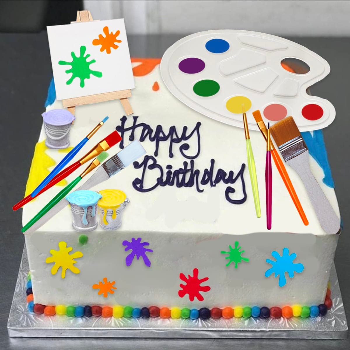 Painting Cake Topper thumbnail 2