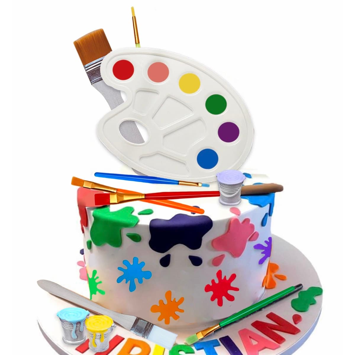 Painting Cake Topper thumbnail 5