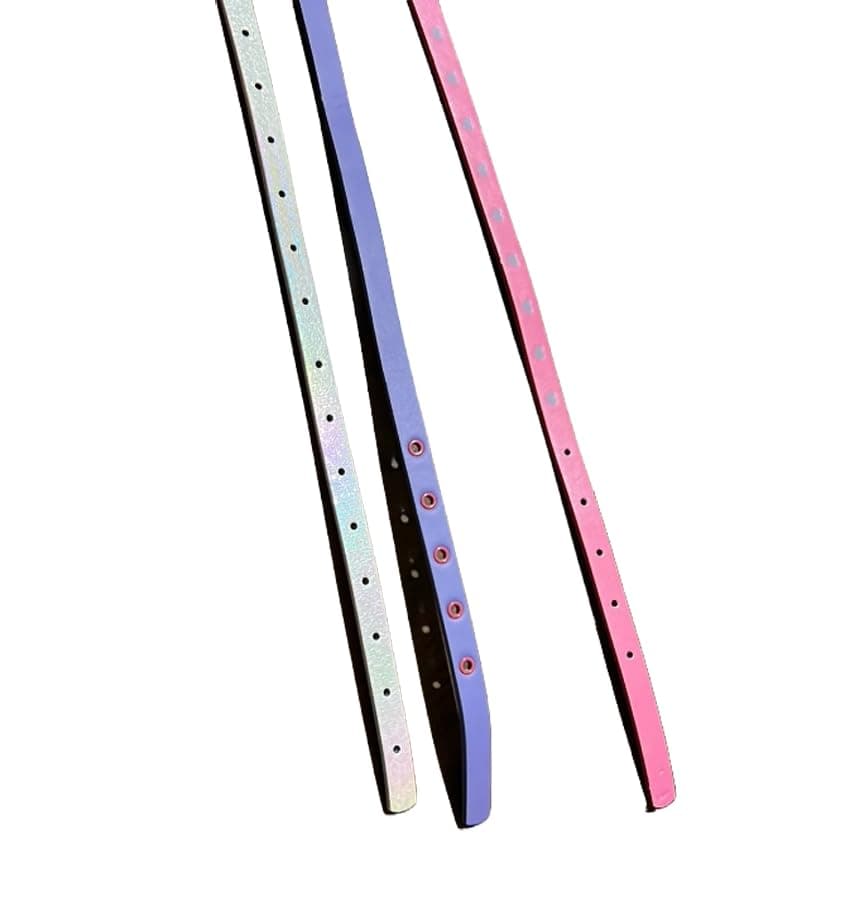 Cat & Jack Girls' 3pk Belts Set - (Multicolor, Small), Multicolor, Small thumbnail 2