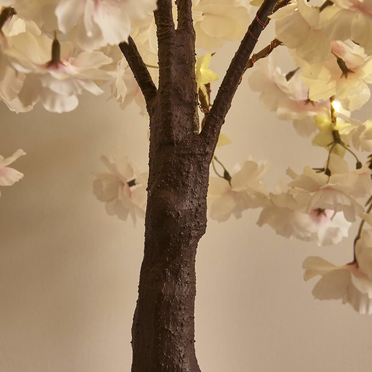 LITBLOOM Lighted Tree with Cherry Blossom 180 Fairy Lights 4FT, Pink Flower Faux Tree Lights for Indoor Outdoor Home, Wedding, Spring Easter Decoration thumbnail 2
