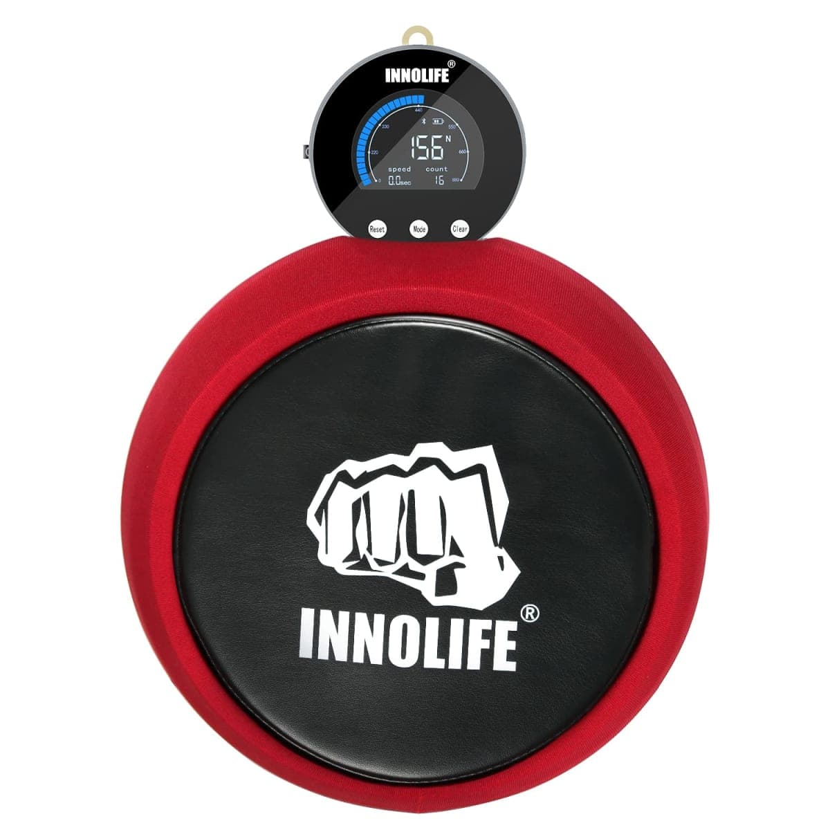 INNOLIFE Professional Boxing Dynamometer – Upgraded High-Precision Punch Power Tracker with 1543 Lbs Capacity, Detachable LCD, & Multi‑Unit Display (kg/lb/N) — image 1